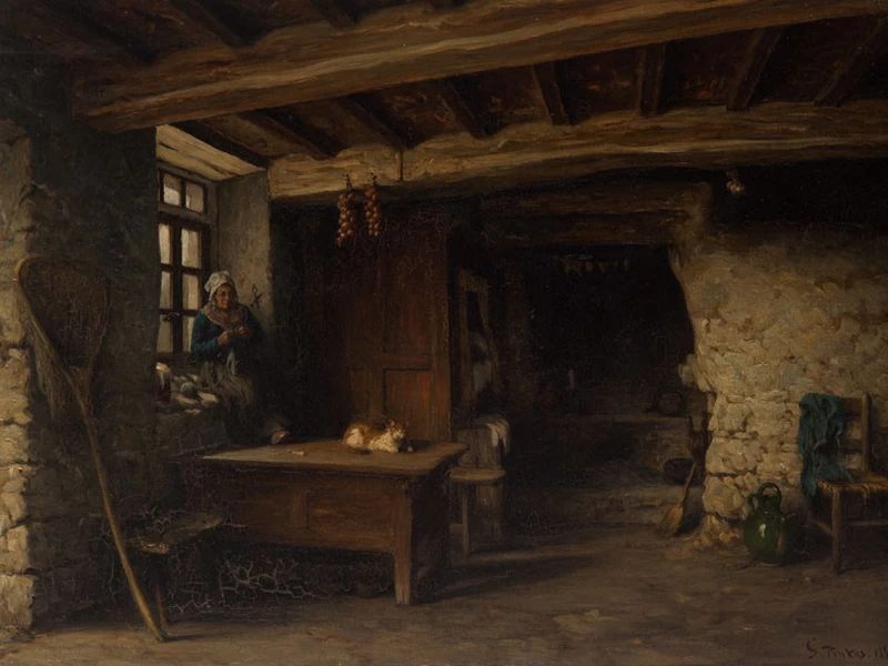 1827-Soběslav Pinkas - Casetta del pescatore